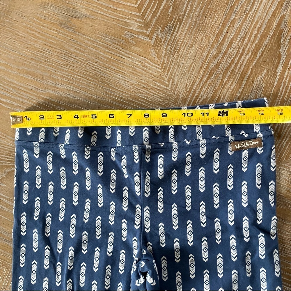 Matilda Jane Brilliant Daydream Follow the Path Blue Arrow Print Capri Legging S - Picture 5 of 8